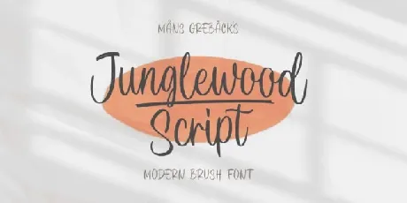 Junglewood font