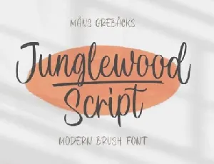 Junglewood font