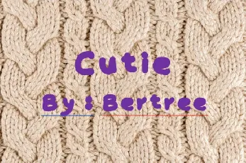 Cutie font