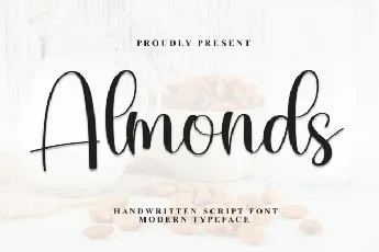 Almonds Script font