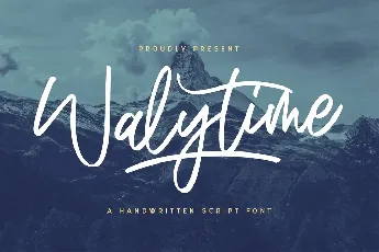 Walytime font