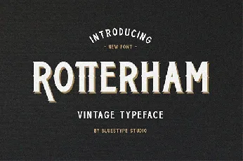 Rotterham font