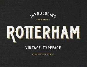 Rotterham font