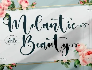 Melantic Beauty font