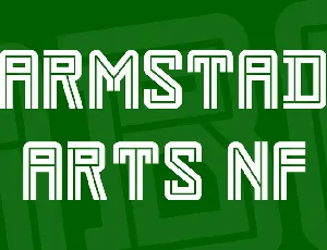 Darmstadt Arts NF font