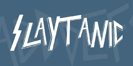 Slaytanic font