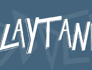 Slaytanic font