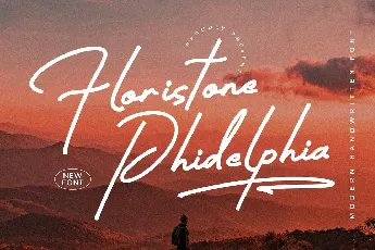 Floristone Phidelphia font