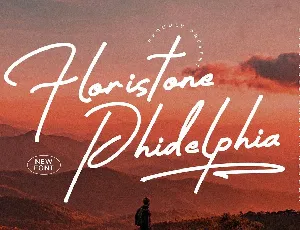 Floristone Phidelphia font