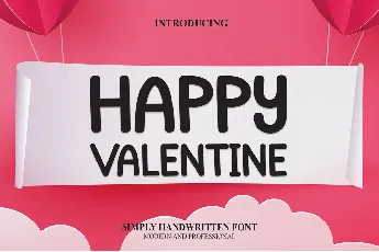 Happy Valentine font