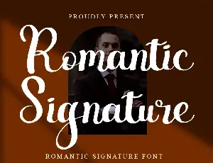 Romantic Signature font