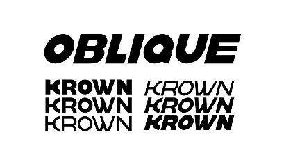 Krown font