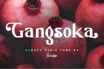 Gangsoka Serif font