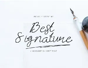 Best Signature font