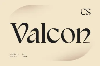 CS Valcon font