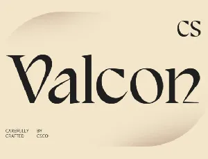 CS Valcon font