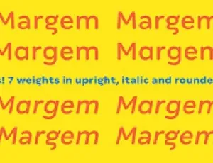 Margem Family Free font