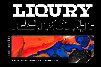 Liqury Esport - Demo Version font