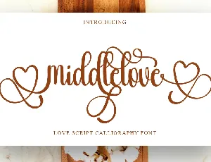 Middlelove font