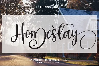 Homestay font