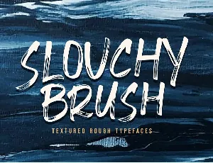 Slouchy Brush font