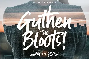 Guthen Bloots Brush font