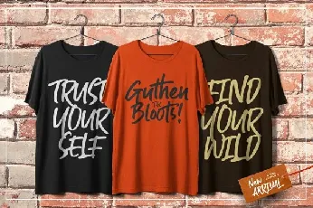 Guthen Bloots Brush font