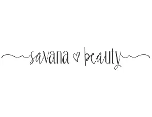 Savana Beauty font