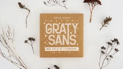 Graty font