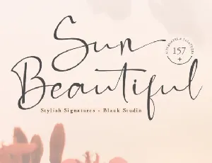 Sun Beautiful font