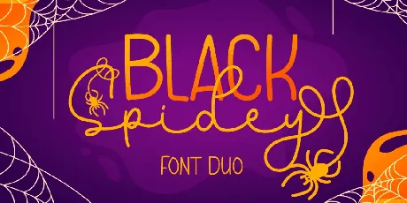 Black Spidey font