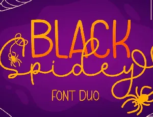 Black Spidey font