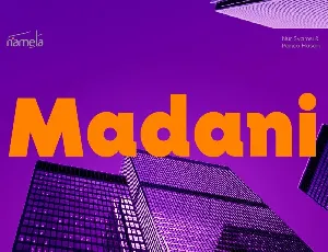 Madani DEMO font