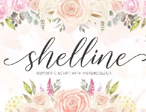 Shelline Script font