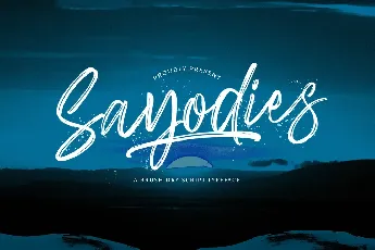 Sayodies font