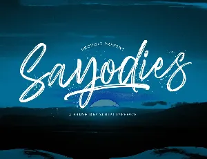 Sayodies font