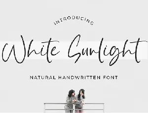 White Sunlight font