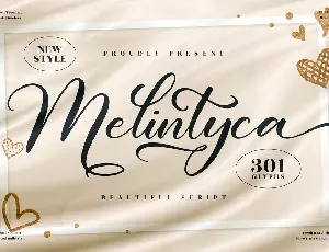 Melintyca font