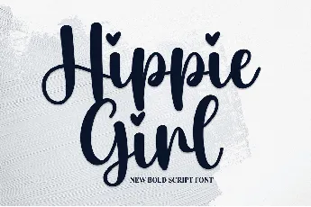 Hippie Girl font