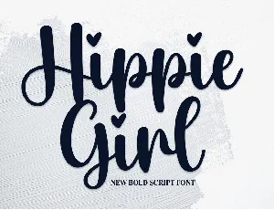 Hippie Girl font