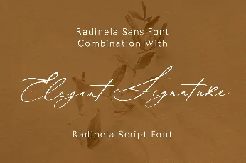 Radinela font