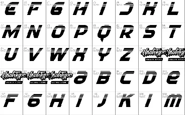 Race Stripe Demo font