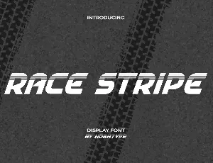 Race Stripe Demo font