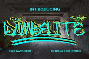 Dumbelite font