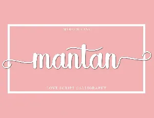 Mantan font