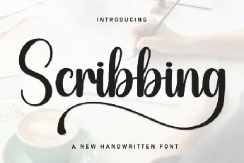 Scribbing Script font