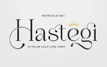 Hastegi font