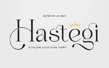 Hastegi font