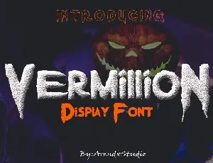 Vermillion Display font