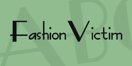 FashionVictim font